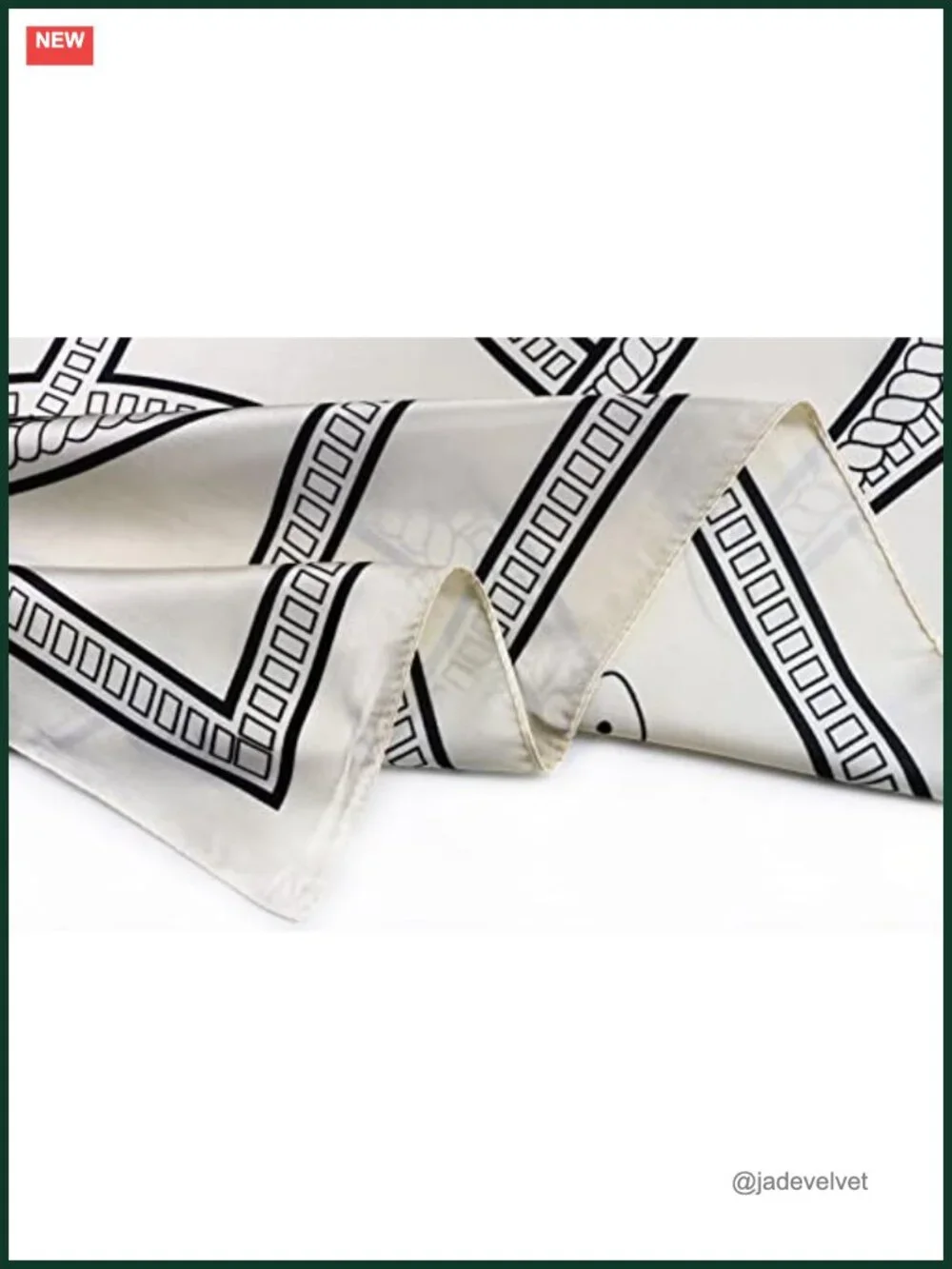 Satin Head Scarf for Women Silk Feel Square Bandana Hair Wrap 35x35